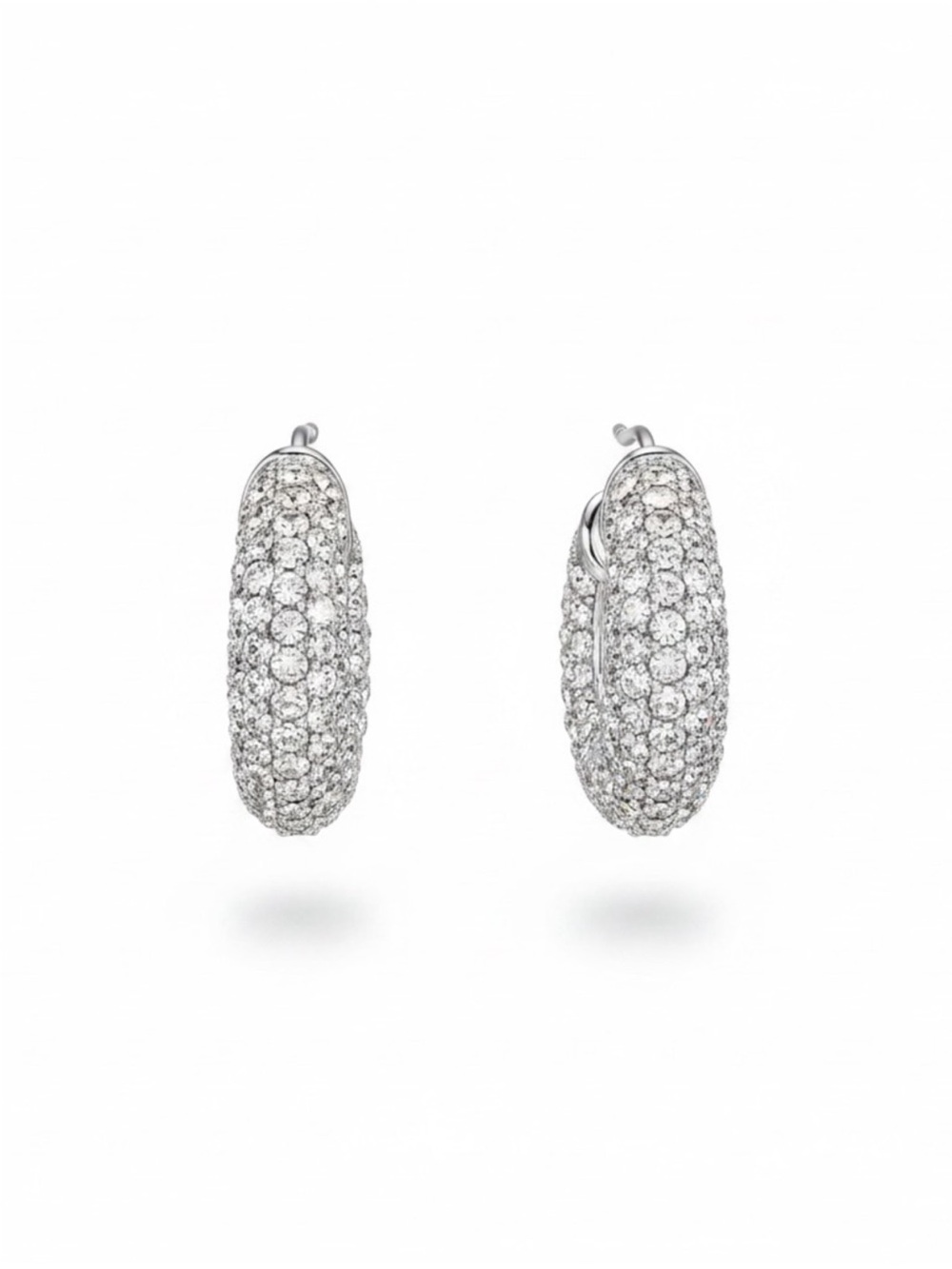 Kate Spade Pop of Joy Crystal Pave Crescent Huggie Earrings w/Dust Bag/NWT - Picture 3 of 8